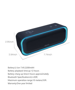 Wireless Bluetooth Speaker 2*10 Drivers