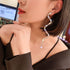 Long Tassel Crystal Drop Earring