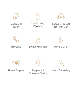 Bluetooth Earphone Wireless Headphone