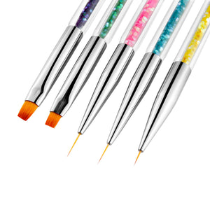 5PC Nail Art Dotting Pen 2 Side