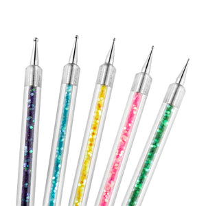 5PC Nail Art Dotting Pen 2 Side
