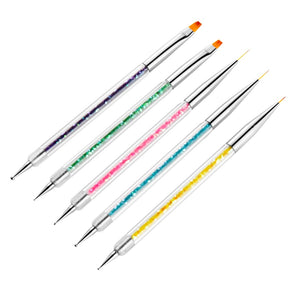 5PC Nail Art Dotting Pen 2 Side