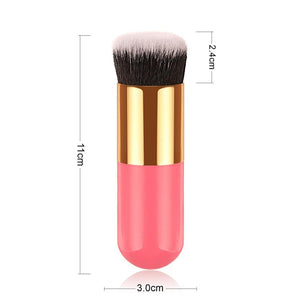 Portable Round Flat Chubby Brush