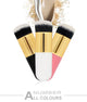 Portable Round Flat Chubby Brush