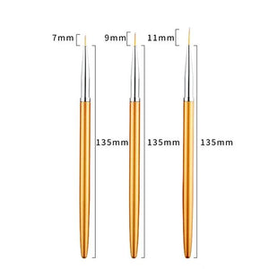 3PC Nail Art Liner Painting Pen
