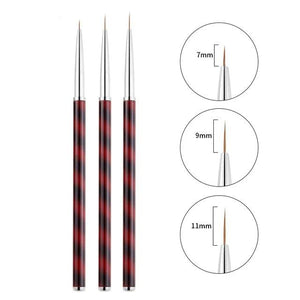 3PC Nail Art Liner Painting Pen