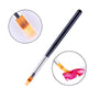 Nail Brush Silver Black Handle