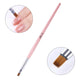 Nail Brush Silver Black Handle