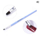Nail Brush Silver Black Handle