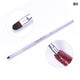 Nail Brush Silver Black Handle