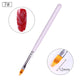 Nail Brush Silver Black Handle