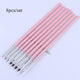 Nail Brush Silver Black Handle