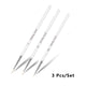 3PC Gel Nail Art Line Painting Brushes