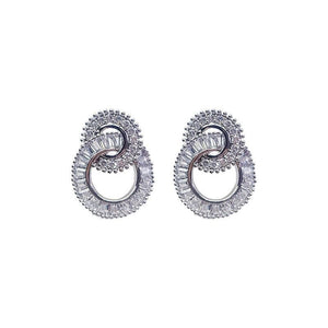 925 Sterling Silver Color Bling Zircon