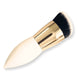 Single chubby Wooden White Gold Brush