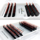 6Rows Ombre Blue Purple Color Eyelash