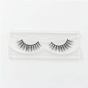 Fluffy Cross Thick Natural Fake Eyelashes