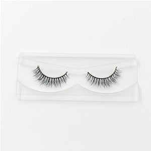 Fluffy Cross Thick Natural Fake Eyelashes