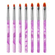 7PC's Professional Manicure UV Gel Brush Pen