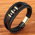 Black Gold Punk Style Men Bracelets