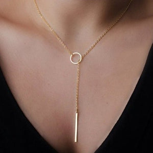 Heart Leaf Moon Pendant Necklace