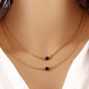 Heart Leaf Moon Pendant Necklace
