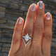 Crystal Twist Classical Cubic Ring