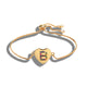 Cubic Zirconia Alphabet Letter Bracelet