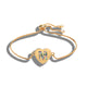 Cubic Zirconia Alphabet Letter Bracelet