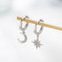 Crystal Star Women Earrings Jewelry