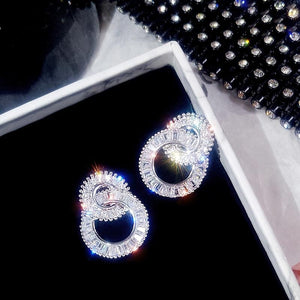 925 Sterling Silver Color Bling Zircon