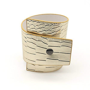 Crack Leather Bracelets Women