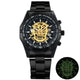 Skeleton Automatic Mechanical Watch Gold