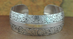 Square Flower Metal Tibetan Bracelet