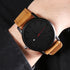 Leather Quartz Watch Men