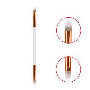 1 Piece Pink Double Eye Shadow Brush