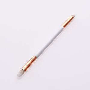1 Piece Pink Double Eye Shadow Brush