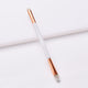 1 Piece Pink Double Eye Shadow Brush