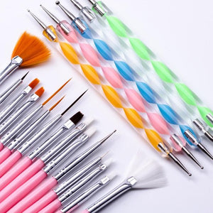 20PC Nail Art Brush